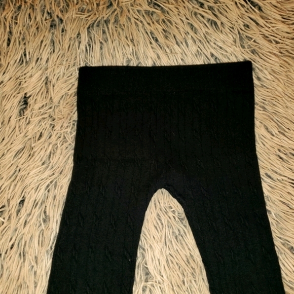 Poof! Girls cable knit leggings - Picture 2 of 3